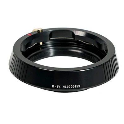 Abbildung von TTArtisan Objektivadapter/Konverterring für Leica M Mount Objektiv auf Fuji FX Kameragehäuse schwarz