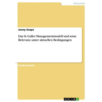 Abbildung von Das St. Galler Managementmodell und seine Relevanz unter aktuellen Bedingungen