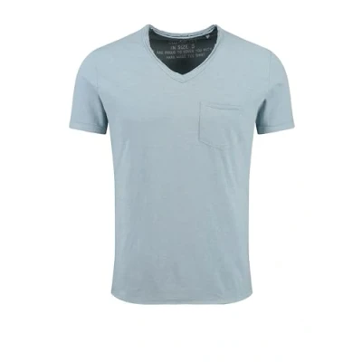 Abbildung von KEYLARGO Herren Water v Neck T Shirt, Steel Blue (1214), XL