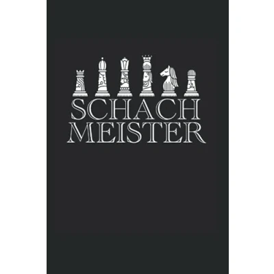 Abbildung von Schach Notizbuch: Notizblock Geschenkidee Schachspieler Notizheft punktiert 120 Seiten 6x9 Zoll