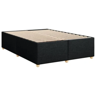 Abbildung von vidaXL Bettgestell ohne Matratze Schwarz 160x200 cm Stoff