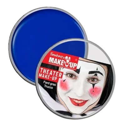 Abbildung von NEU Kinderschminke Karneval Theater Make Up / Creme Schminke auf Fettbasis, 25g, Blau
