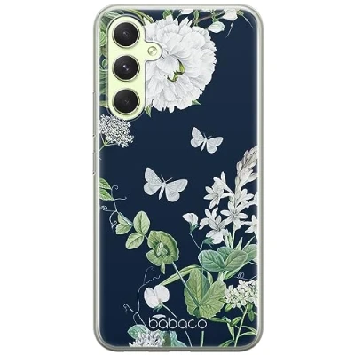 Abbildung von Babaco ERT Group Handyhülle für Samsung A54 5G Original und offiziell Lizenziertes Muster Flowers 032 optimal an die Form des Handy angepasst, hülle aus TPU
