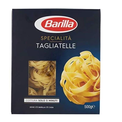 Abbildung von 5x Pasta Barilla Specialità Tagliatelle, 100% italienisch Nudeln 500 g pack + Italian Gourmet polpa 400g