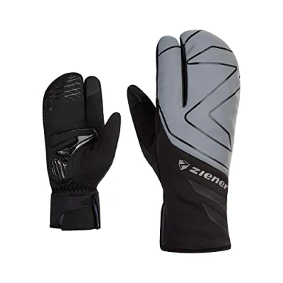 Abbildung von Ziener Unisex DALYO Fahrradhandschuhe, Winter wasserdicht, Soft Shell, gepolstert, Black.metallic Silver, 9,5