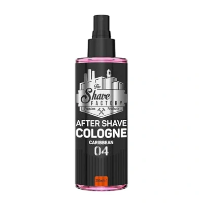 Abbildung von The Shave Factory After Cologne eine duftende Essenz für einwandfreie Pflege ein langanhaltendes Gefühl von Frische und Komfort (250ML, 04 Carribean)