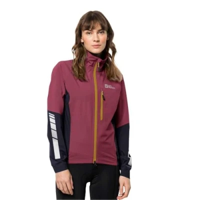 Abbildung von Jack Wolfskin Morobbia Trainingsjacke, Damen, Größe: Large, Sangria red