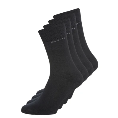 Abbildung von camano SOFT WOOL 4 PACK Socken, Größe: 39 42, Navy