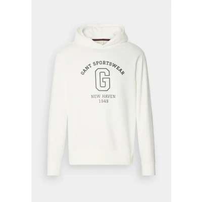 Abbildung von GANT Herren Graphic Sweat Hoodie Kapuzenpullover, Eggshell, XL