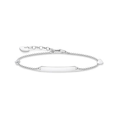 Abbildung von Thomas Sabo Damen Armband Herz mit Infiniy Zirkonia 925 Sterlingsilber A1976 051 14 L19v