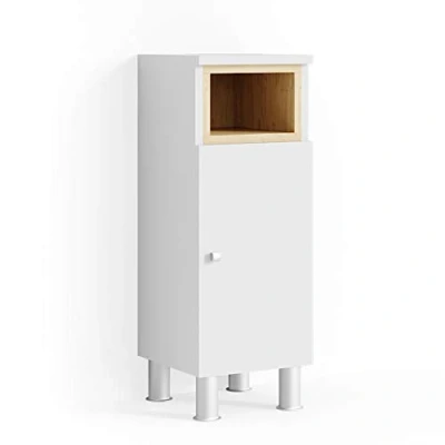 Abbildung von Vicco Midischrank Aquis, Weiß/Sonoma, 30 x 81.8 cm