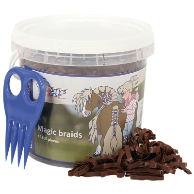 Abbildung von Harry&#039;s Horse Magie zu flechtenn, Topf One Size Braun
