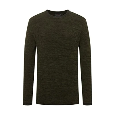 Abbildung von Key Largo Forest Round Strickpullover, Herren, Größe: Medium, Olive