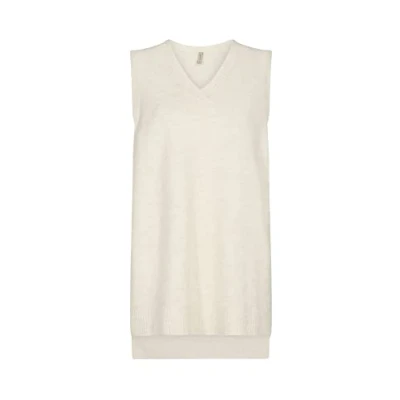 Abbildung von Soyaconcept Women&#039;s SC Nessie Waistcoat, 91620 Cream Melange, X Small