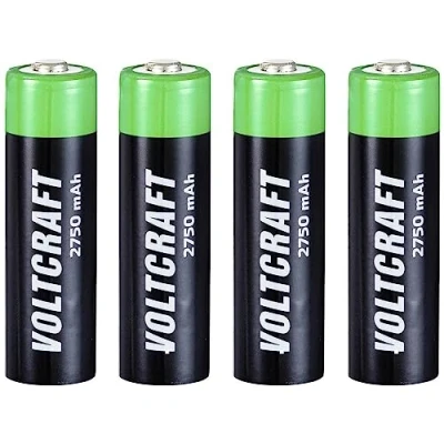 Abbildung von VOLTCRAFT HR06 Mignon (AA) Akku NiMH 2750 mAh 1.2 V 4 St.