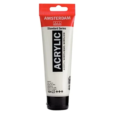 Abbildung von Amsterdam Acrylfarbe 120ml Zinkweiss