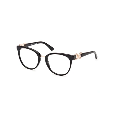 Abbildung von Guess by Marciano Damen GM0392 1 Rahmen von BRILLEN Acetat Schwarz Rund Normal