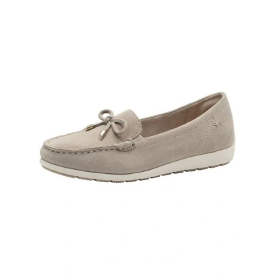 Abbildung von Tamaris Mokassin, Damen, Größe: 39, Beige suede Schuhe