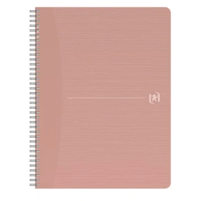 Abbildung von Oxford Spiral Notizbuch A4 kariert, 180 Seiten, My Rec’Up, aus recycelten Papp Bechern, rosa