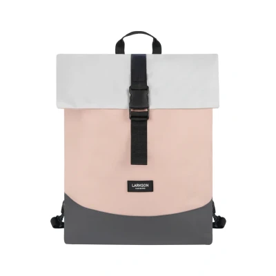 Abbildung von Larkson Fahrradtasche Tammo BIKE 2IN1 Tagesrucksack, Größe: One Size, Rosa grau