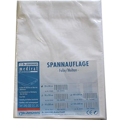 Abbildung von Molton Spannauflage 70x140 cm m.Folie ei 1 St