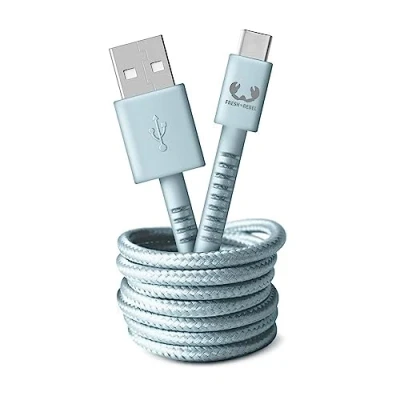 Abbildung von Fresh&#039;n Rebel USB C Kabel &quot;Fabriq&quot;, 2m Smartphone Kabel, Typ A, C, (200 cm)
