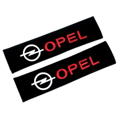 Abbildung von 2Stück Gurtpolster Auto Autogurtpolster Schwarz Polsterung für Sitzgurt Gurt Universal Sicherheitsgurt Polster Autogurt Gurtschoner Schulterpolster (Op el)