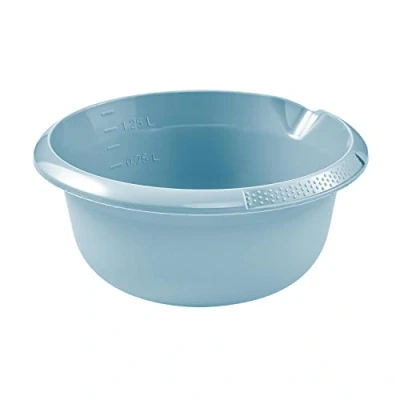 Abbildung von keeeper Schüssel Rund Björk 1,5L nordic blue, Ø20x8 cm, Kunststoff, Mit Ausguss und Messkala