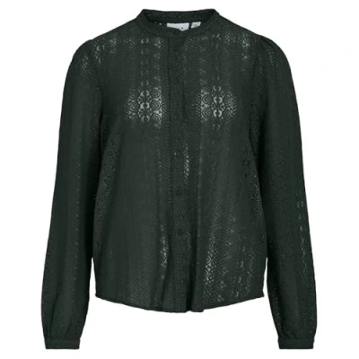 Abbildung von VILA Vichikka NOOS Bluse, Damen, Größe: Small, Scarab