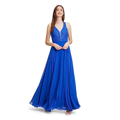 Abbildung von Vera Mont Abend Ballkleid, Damen, Größe: 42, Jewel blue