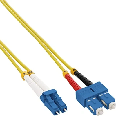 Abbildung von InLine 88656T LWL Duplex Kabel, LC/SC, 9/125µm, OS2, 7,5m