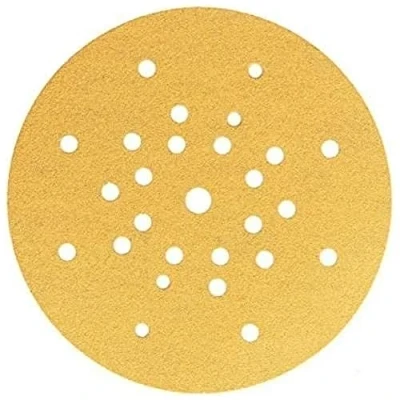 Abbildung von MIRKA 2364802540 Gold Grip Schleifscheiben, 225 mm, 27 Löcher, Korn 40 Verpackungseinheiten 25