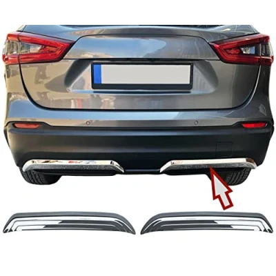 Abbildung von Recambo Auspuff Attrappen EDELSTAHL V2A poliert kompatibel für NISSAN QASHQAI II Facelift ab Bj 2017