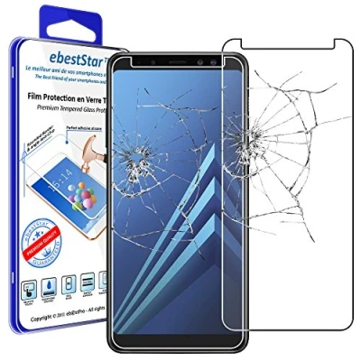Abbildung von ebestStar kompatibel mit Samsung Galaxy A8 2018 Panzer Schutz Glas SM A530F Schutzfolie, 9H gehärte Schutzglas, HD Displayschutz, Ultrabeständig