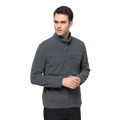 Abbildung von Jack Wolfskin Beilstein Fleecejacke, Herren, Größe: Small, Ebony