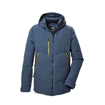 Abbildung von killtec Herren Steppjacke/Funktionsjacke in Daunenoptik mit Kapuze KOW 1 MN QLTD JCKT, marine, M, 41837 000