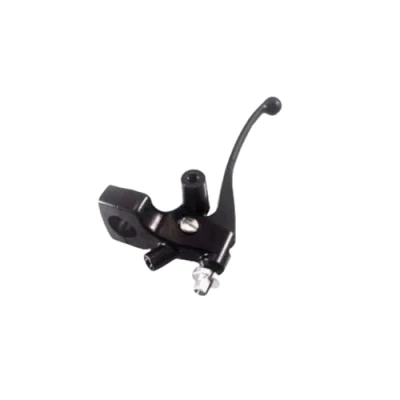 Abbildung von Schwarz 2,5 cm 25 mm 1 Zoll Griff Bar Lenker links Kupplungshebel Cruiser Chopper Touring Cafe Racer CB