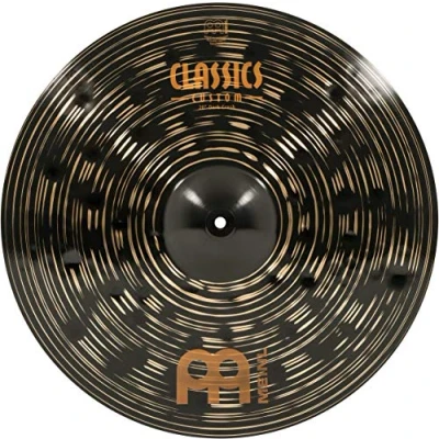 Abbildung von Meinl Cymbals Classics Custom Dark Crash — 20 Zoll (Video) Schlagzeug Becken (50,80cm) B12 Bronze, Dunkles Finish (CC20DAC)