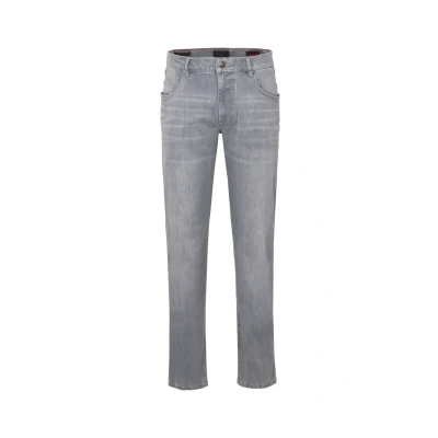 Abbildung von bugatti Flexcitystretch Jeans Straight Leg, Herren, Größe: 42x34, Grau