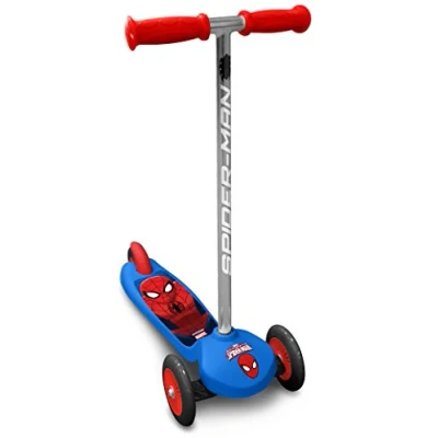 Abbildung von Marvel Spider Man Tretroller Dreirad Steering