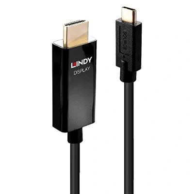 Abbildung von LINDY 43293 3m USB Typ C an HDMI 4K60 Adapterkabel mit HDR