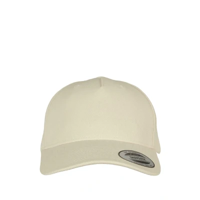 Abbildung von Flexfit YP Classics 5PANEL Curved Visor Snapback Cap, Größe: One Size, Stone
