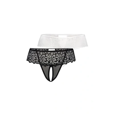Abbildung von Teyli 2PACK WITH Floral String, Damen, Größe: L/XL, White