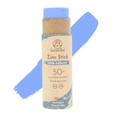 Abbildung von Suntribe Sonnenschutzcreme BIO Sonnenstift mit Zink LSF 30 Farbe Blau, 1 Stift g, 100% Natur