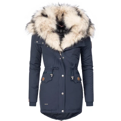 Abbildung von Navahoo Sweety Wintermantel, Damen, Größe: Large, Navy