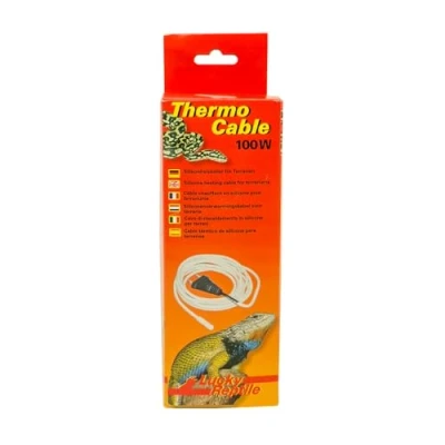 Abbildung von Lucky Reptile Thermo Cable 100 W Heizkabel für Terrarien 10 m Kabel mit 1,5 Kaltzuleitung schnelle Aufheizung &amp; gleichmäßige Wärme Silikon wasserdicht Terrarium Zubehör
