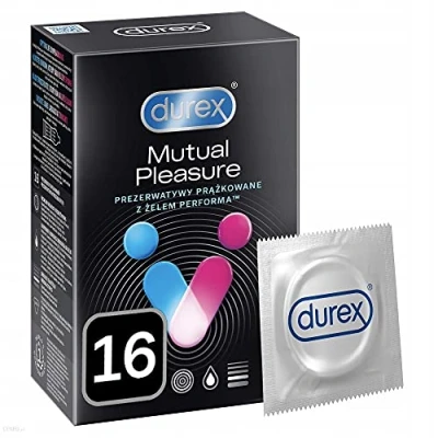 Abbildung von Durex Mutual Pleasure Kondome für einen gemeinsamen Höhepunkt, 1er Pack (1 x 16 Stück)