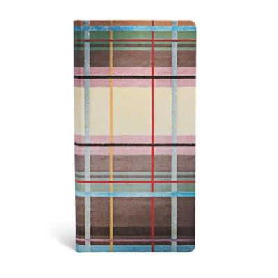 Abbildung von Kariert Verziert Warwick Notizbuch Schlank Liniert Paperblanks