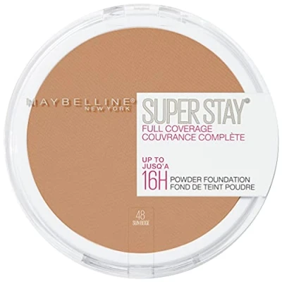 Abbildung von Maybelline SuperStay 16H Full Coverage Powder Foundation 48 Sun Beige