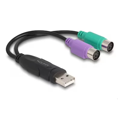 Abbildung von Delock USB zu PS/2 Adapter
